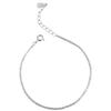 Cadena de Tobillo de Plata de Ley s925 Estrella de Bebé para Mujer Sexy Popular en Internet Diseño de Nicho Simple 2023 Nueva Moda