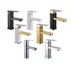 Baño Transfronterizo Gabinete de Baño Lavabo Lavamanos Lavabo Blanco Oculto Grifo de Lavabo Caliente y Frío