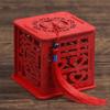 Caja de Dulces de Regalo de Boda China Caja de Dulces Hueca de Madera Estilo Chino Boda Creativa Caja de Dulces de Madera