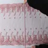 Adorno de Encaje Bordado a Máquina Grande de 35 cm, Accesorios de Adorno para Falda con Bordado de Malla, Tela de Encaje Personalizada para Cortinas, Lencería y Cabeceras de Cortina