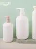 Garrafas Dispensadoras de Shampoo em Estoque de Fábrica 200/260/300/500ml, Garrafas com Bomba de Gel de Banho Brancas