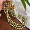 Collar de Cadena para Clavícula Estilo Literario Verde Estilo Chino Vintage Mezcla y Combina Jade del Sur Shi Jia Perla Blanca Fría para Mujer