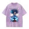 Camiseta de Manga Corta con Estampado Digital para Hombre y Mujer Verano Casual Combinable Holgada Top para Hombre y Mujer Anime Retro Antiguo Marca de Moda Ropa de Hombre