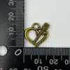 Tirador de cremallera color oro antiguo para collar colgante DIY, accesorios, aleación de zinc, tirador de cremallera desmontable, accesorios para ropa
