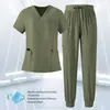 Trajes de quirófano finos hechos a medida para hombres y mujeres, uniformes de quirófano de verano con manga corta y pantalón largo para salas de operaciones, hospitales de mascotas y clínicas dentales