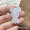 Pingente de Jade do Zodíaco Natural de Tianshan Pingente de Jade do Zodíaco Colar de Corrente de Suéter de Jade para Homens e Mulheres