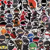 50 Adesivos de Graffiti de Ninja de Desenho Animado Decoração DIY Guitarra Caderno Mala DIY À Prova d'Água e Transfronteiriço