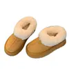 Botas de Nieve de Suela Gruesa para Mujer, Forradas de Vellón, Gruesas y Cálidas, Zapatos de Invierno para Mujer, Nuevos Zapatos Peludos 2025, Zapatos de Pan, Zapatos de Algodón de Corte Bajo
