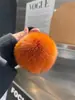 Lindo Bola de Pelo Grande para Recoger el Cabello Bola de Pelo de Zorro Accesorio para el Cabello Bola de Peluche Cuerda para el Cabello Banda para el Cabello Anillo para el Cabello Simple Popular