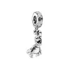 Huiyue Liga Criativa diy Pulseira de Contas Pingente de Animal Abelha Gato Cachorro Elefante Dinossauro Coruja Animal