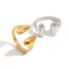 Anillo de luz de acero inoxidable Jie Ding joyería de lujo de alta gama no se decolora joyería de acero de titanio anillos transfronterizos anillo Europa y Estados Unidos