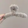 Pinza de tiburón grande coreana para el cabello, accesorio simple para recogido en la parte trasera de la cabeza, pinza de pelo de alta gama para mujer