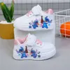 Tenis para Niña 2026 Primavera Nuevos Lindos Estilo Dibujos Animados Zapatos para Bebé Suela Suave Versátiles Zapatos Blancos para Niños