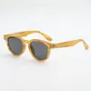 Gafas de sol redondas retro con montura negra para hombres y mujeres, protección UV400, estilo ins coreano, estilizan y son versátiles para el uso diario