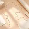 Cadena de cintura versátil coreana y japonesa para mujer, elegante y simple, con colgantes de perlas grandes y pequeñas, accesorio de cintura para vestidos