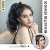Correa para peluca cola de caballo onda de agua cabello rizado coleta alta en stock al por mayor ion caliente barba de maíz cola de caballo caliente de nube