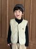 Lanweili Roupa Infantil Colete para Meninos Jaqueta Sem Manga de Outono para Meninos Roupa Quente de Outono Casaco Espesso para Bebê Outono e Inverno