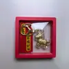 Colgante de Pony Dorado Año del Caballo 2026 Oro Puro 999 Llavero de Riqueza Instantánea Colgante para Bolso Teléfono Artículo Promocional