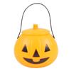 Linterna de calabaza luminosa portátil para Halloween, para jardín de infantes, para niños, tarro de dulces de Pascua, decoraciones para festivales de fantasmas, cubo de calabaza