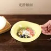 Tazón de hielo raspado irregular estilo crema, plato para ensalada de postre, plato de presentación para comida occidental, tazón para bocadillos de frutas y postres, plato de plástico para restaurante