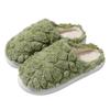 Pantuflas de algodón 2024 para mujer, cálidas, de felpa, antideslizantes, para el hogar, para invierno, para hombre.