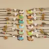 Colar de Maçã de Cerâmica Jingdezhen Colar Borboleta Dopamina Personalidade Fresca Feminina Moda Versátil Colar Venda por Atacado