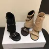 Sandalias Botín con Hebilla y Suela Gruesa para Mujer, Nuevo Estilo Verano 2026, Sandalias Romanas que Aumentan la Altura para Mujeres Bajitas, Botines Cortos Adelgazantes