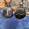 Colgante de Dátil Yuhua Colgante de Tronco Bagua Taiji Marca Suministros Taoístas Taiji Piscis Prohibición Ziwei Colgante de Espada Pequeña