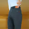 Pantalones Casuales de Negocios de Alta Gama para Hombre Otoño Nueva Moda Versátiles Sueltos Rectos Largos Pantalones de Invierno para Hombre