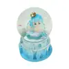 Bola de Cristal Luminosa Personalizada Cruz de Sirena Adornos Transfronterizos Decoraciones para el Hogar Manualidades de Resina Adornos Artesanías