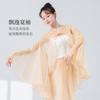 Ropa de Práctica de Danza Clásica China para Mujer, Nueva Holgada, Ropa Exterior de Malla de Hada y Elegante, Ropa de Actuación de Estilo Antiguo Chino