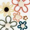 Decoração de Quarto Infantil Boêmia Flor Margarida Renda Trançada Pendurado na Parede Casa Menina Bebê Decoração de Parede Infantil Flores