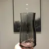 Vaso de Vidro Galvanizado Sinfonia, Danificado Garantido, Vaso Colorido para Arranjo de Flores de Vidro, Vaso de Vidro Transparente Soprado à Mão
