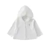 Abrigo Delgado de Verano para Bebé Niña, Ropa Versátil de Color Sólido con Protección Solar para Bebés, Lindo Ropa Floral para Exteriores para Niños Pequeños