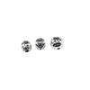 Xizang Prata Oval 7mm Geométrico Tetraedro Contas Soltas Joias DIY com Material de Contas Mantra de Seis Caracteres Pequenas Contas Espaçadoras