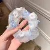 Colección de scrunchies de verano: versátiles ligas coreanas para el cabello, cuerdas para el cabello estilo universitario fresco, accesorios elásticos para el cabello, accesorios para la cabeza para mujeres
