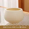 Maceta de Cerámica Simple para Uso Doméstico con Plato, Venta al por Mayor Transfronteriza Temu, Específicamente para Orquídeas Phalaenopsis y Plantas Suculentas