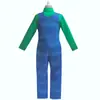 Conjunto de dos piezas de cosplay de Mario de la película New Super Horsepower europea y americana para fiesta de niños