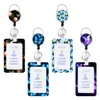 Serie de Mariposas de Aleación de Zinc Redonda Hebilla Fácil de Tirar Estampado por Transferencia Térmica de Poliéster Lanyard para Teléfono Juego de Tarjetas de Certificado