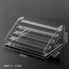Caixa de Armazenamento para Nail Art Porta-Maquiagem Batom Escada Transparente Multi-Camadas Rack de Exibição de Produtos Rack de Exibição de Grande Capacidade