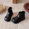 Botas estilo retro Martin para niños, colección otoño 2026, botines de moda para niñas, botines cortos casuales para bebés y niños pequeños, botines de corte bajo