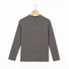 Directamente de la fábrica de ropa de origen: Colección de otoño de capas base para mujer gruesas, a rayas, cálidas, de manga larga, talla grande, disponibles para personalización en lotes pequeños
