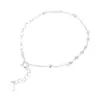 Pulsera de Plata de Ley S925 Coreana con Diseño de Nicho de Corazón para Mujer con Forma de Durazno Simple Elegante Versátil para el Día a Día