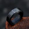 Anillo de moda simple de acero inoxidable vikingo nórdico al por mayor comercio exterior retro titanio acero grabado Dragón anillo para hombre joyería