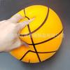 Raqueta de Baloncesto Silenciosa Personalizada para Entrenamiento en Interiores de Niños, Bebés y Niños Pequeños, Esponja Silenciosa, Elástica, Pelotas Pequeñas de Cuero