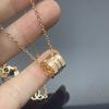 Collar de Cubitos de Hielo Xiaojia para Mujer Colgante Clásico Cuadrado Cintura Delgada de Moda de Gama Alta Más Fácil de Combinar Cadena para Clavícula Mismo Estilo para Mejor Amiga
