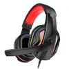 Fones de Ouvido Over-Ear G8000 Cuidadosamente Selecionados RGB Gaming Esports Chamadas Fones de Ouvido de Cobertura Total Baixa Latência Fones de Ouvido com Fio Em Estoque
