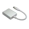 Cabo Adaptador de Conversor Type-C para HDMI para Computador de Mesa e Laptop, Tela de Exibição de Vídeo de Alta Definição 4K