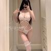 Body de Renda Sexy para Mulheres, Lingerie Sedutora, Roupa Íntima Eótica Bondage Plus Size, Não Precisa Tirar Uniforme 1121