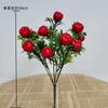 Flor de acebo fruta auspiciosa fruta rica pimiento árbol frutal decoración del hogar planta de flor de plástico decoración accesorios de fotografía